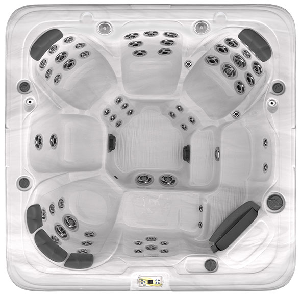 Inside View of 6 Seater Hot Tub