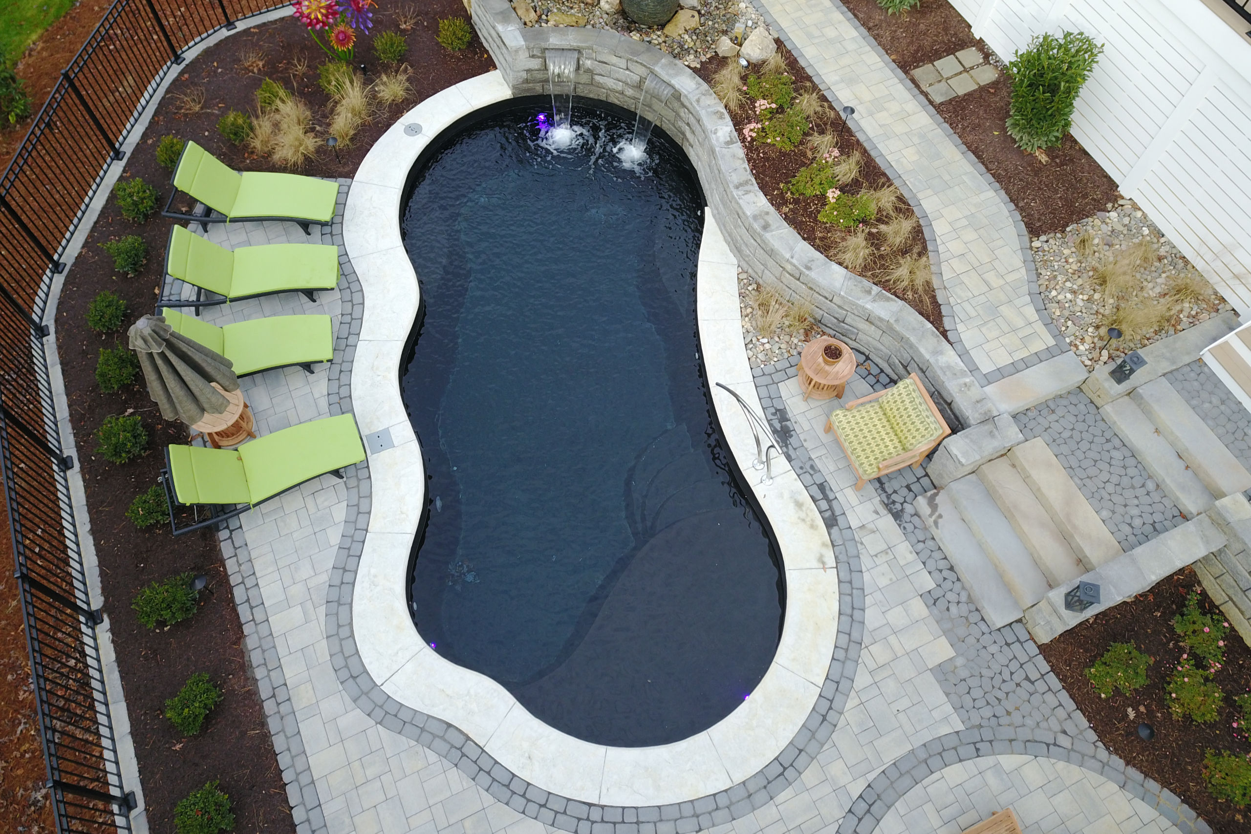 I Series Pool Aerial View