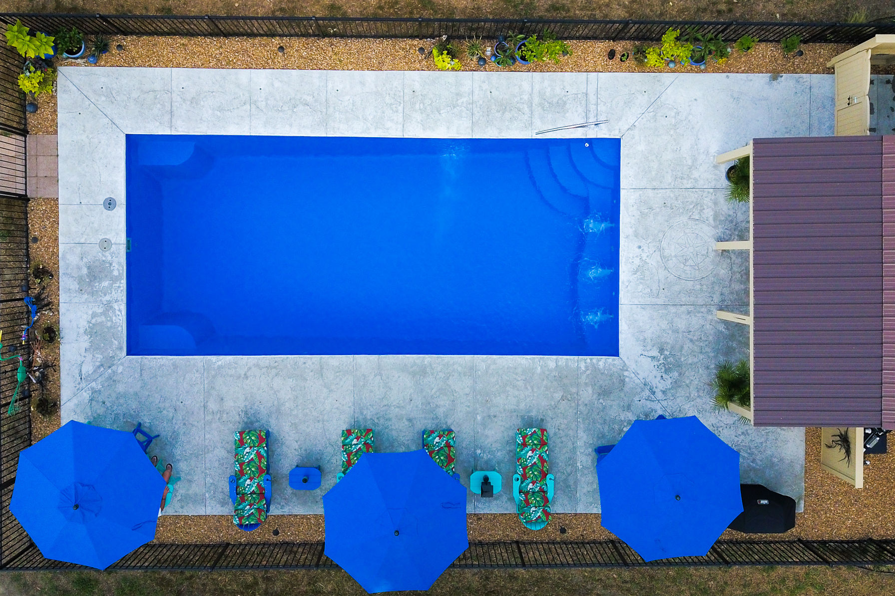 R Series Pool Aerial View